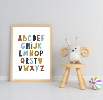 Little Drivers Transport Club Prints | Boys Nursery Wall Art Alphabet