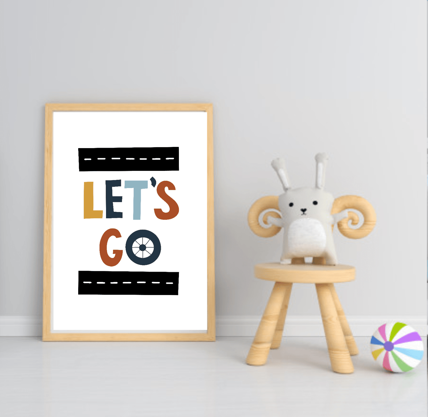 Little Drivers Transport Club Prints | Boys Nursery Wall Art Lets go