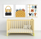 Little Drivers Transport Club Prints | Boys Nursery Wall Art - Larosier Prints