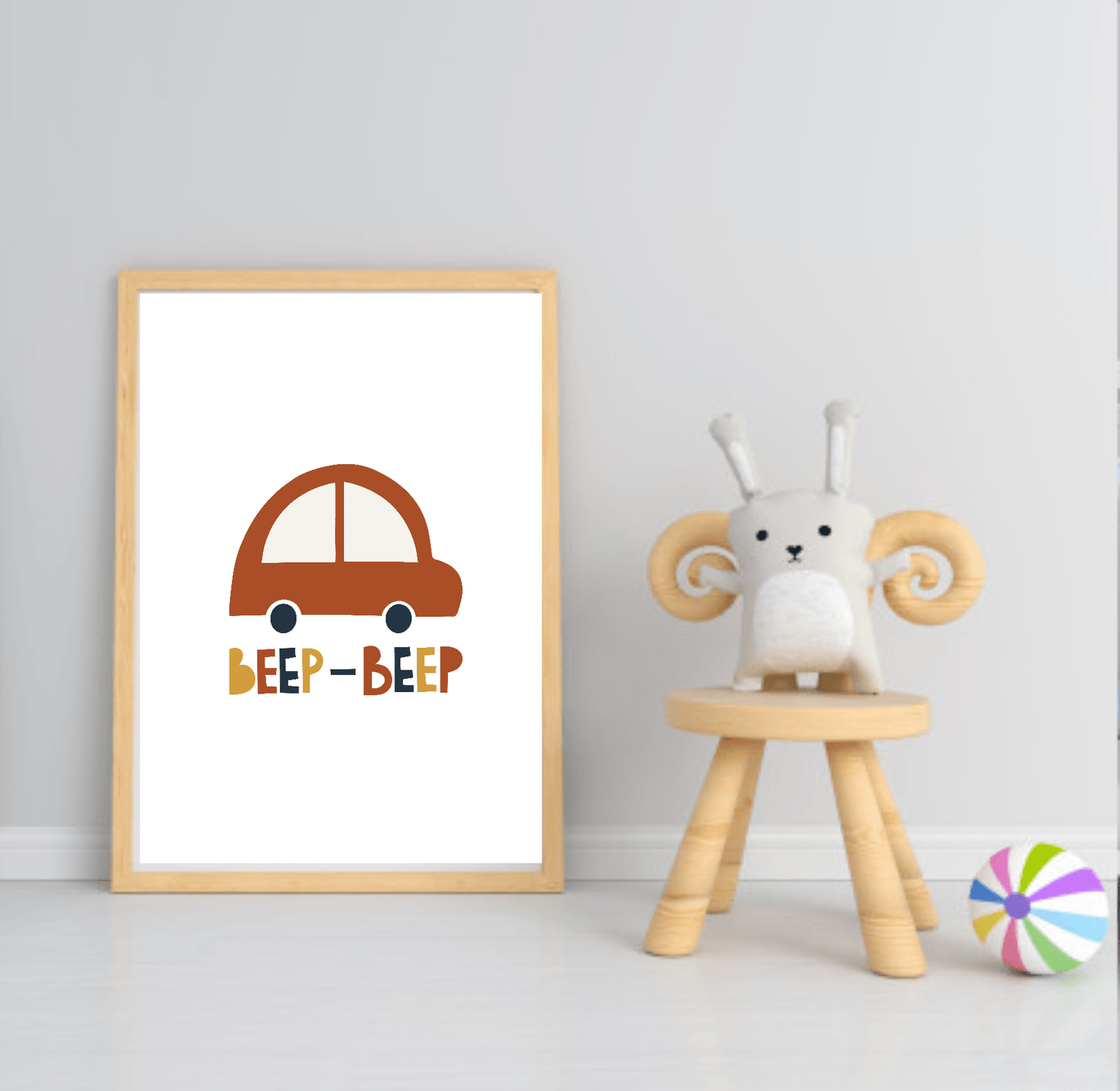 Little Drivers Transport Club Prints | Boys Nursery Wall Art Car Beep Beep