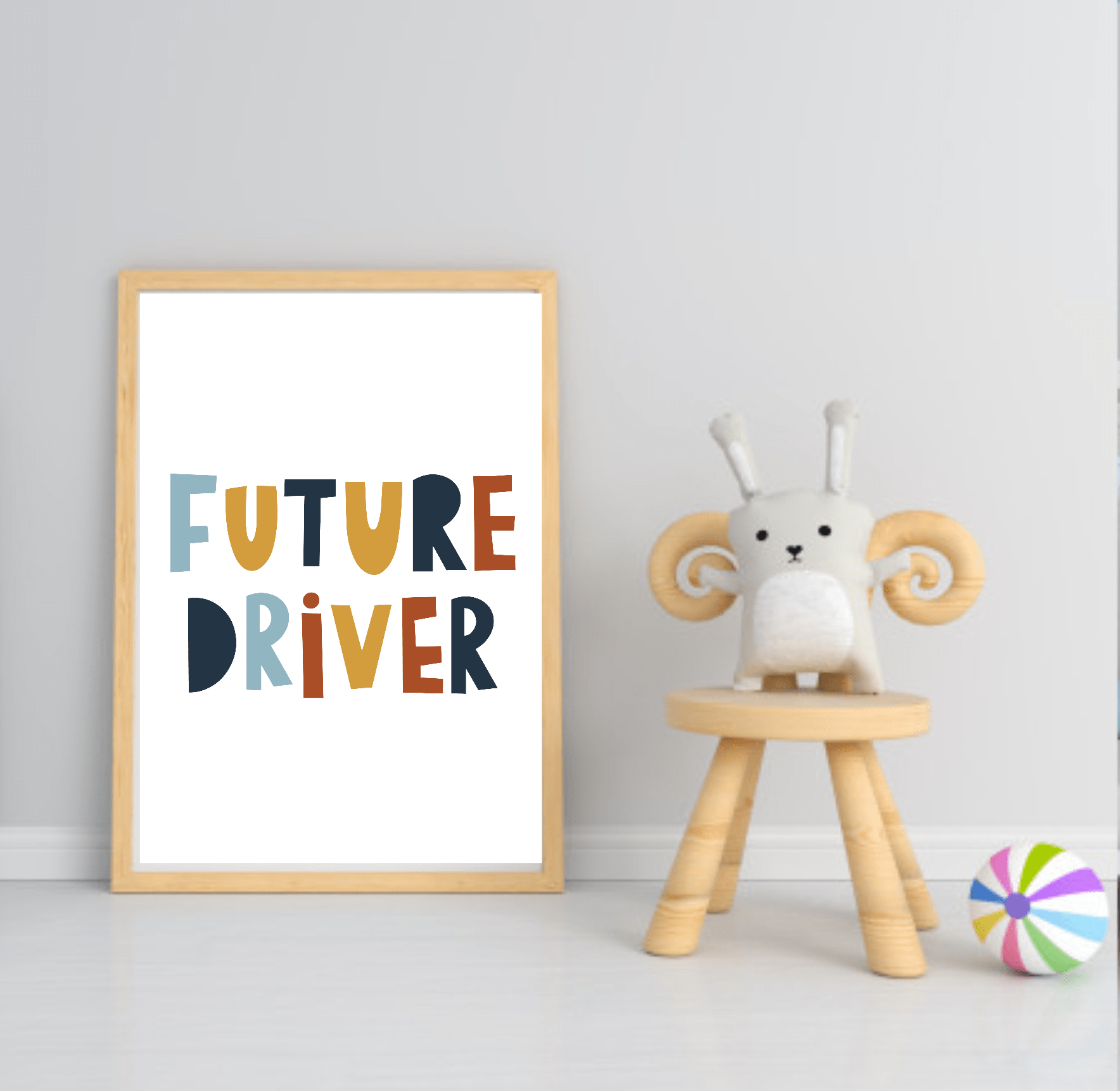 Little Drivers Transport Club Prints | Boys Nursery Wall Art Future Driver