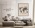 Long Distance Love Print | Romantic Wall Art - Larosier Prints