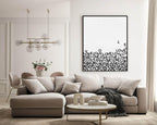 Love Letters Print | Monochrome Family & Love Wall Art - Larosier Prints