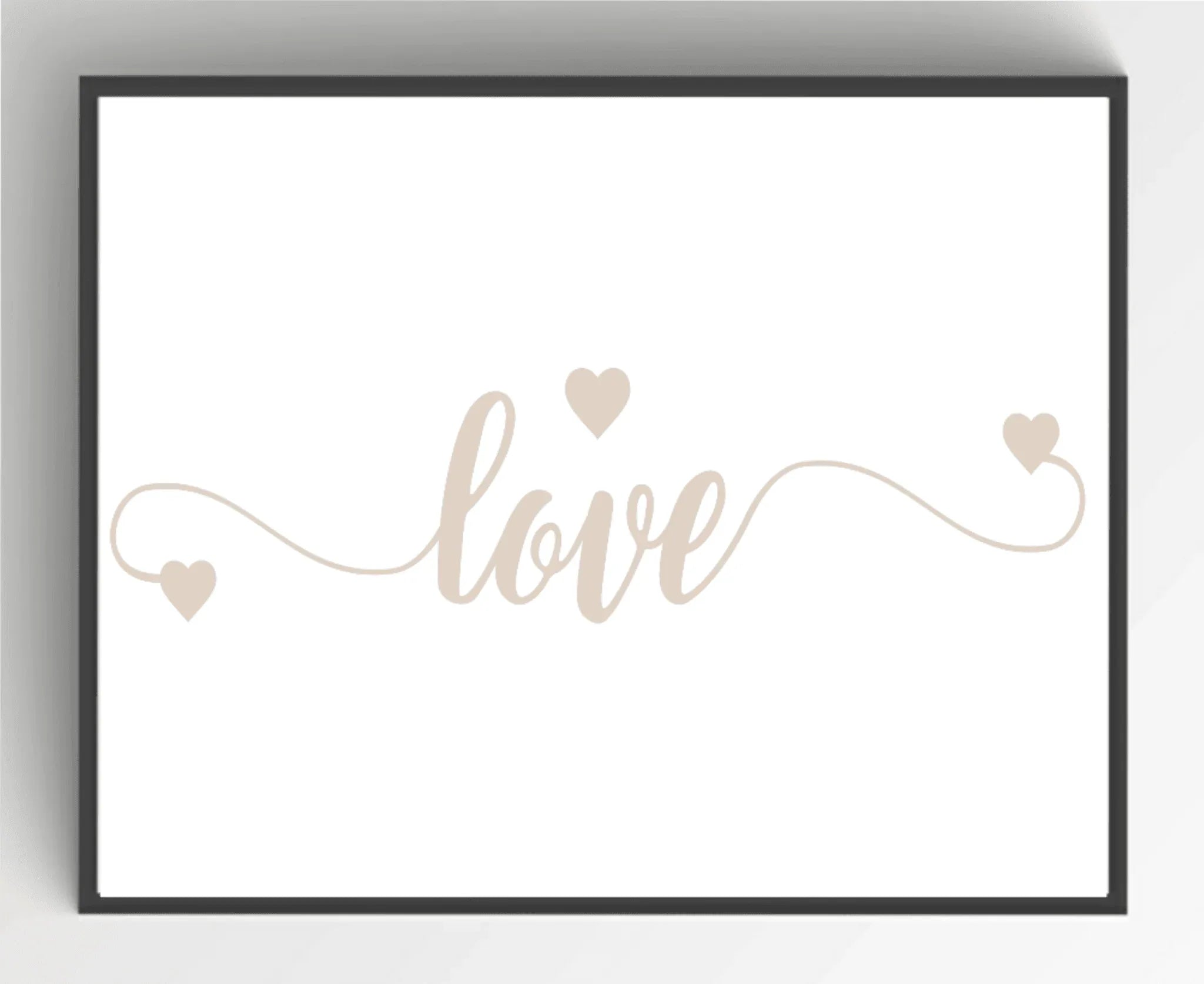 Love Print | Family & Romance Wall Art | Customisable - Larosier Prints