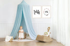 Love Print | Scandinavian Inspired Kids Wall Art - Larosier Prints