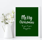 Merry Christmas To You Print | Sarcastic & Sassy Wall Art | Customisable - Larosier Prints