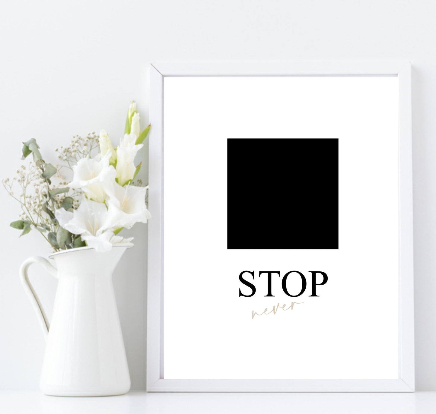 Modern Play Often, Pause Rarely, Stop Never Prints Set of 3 | Abstract Wall Art