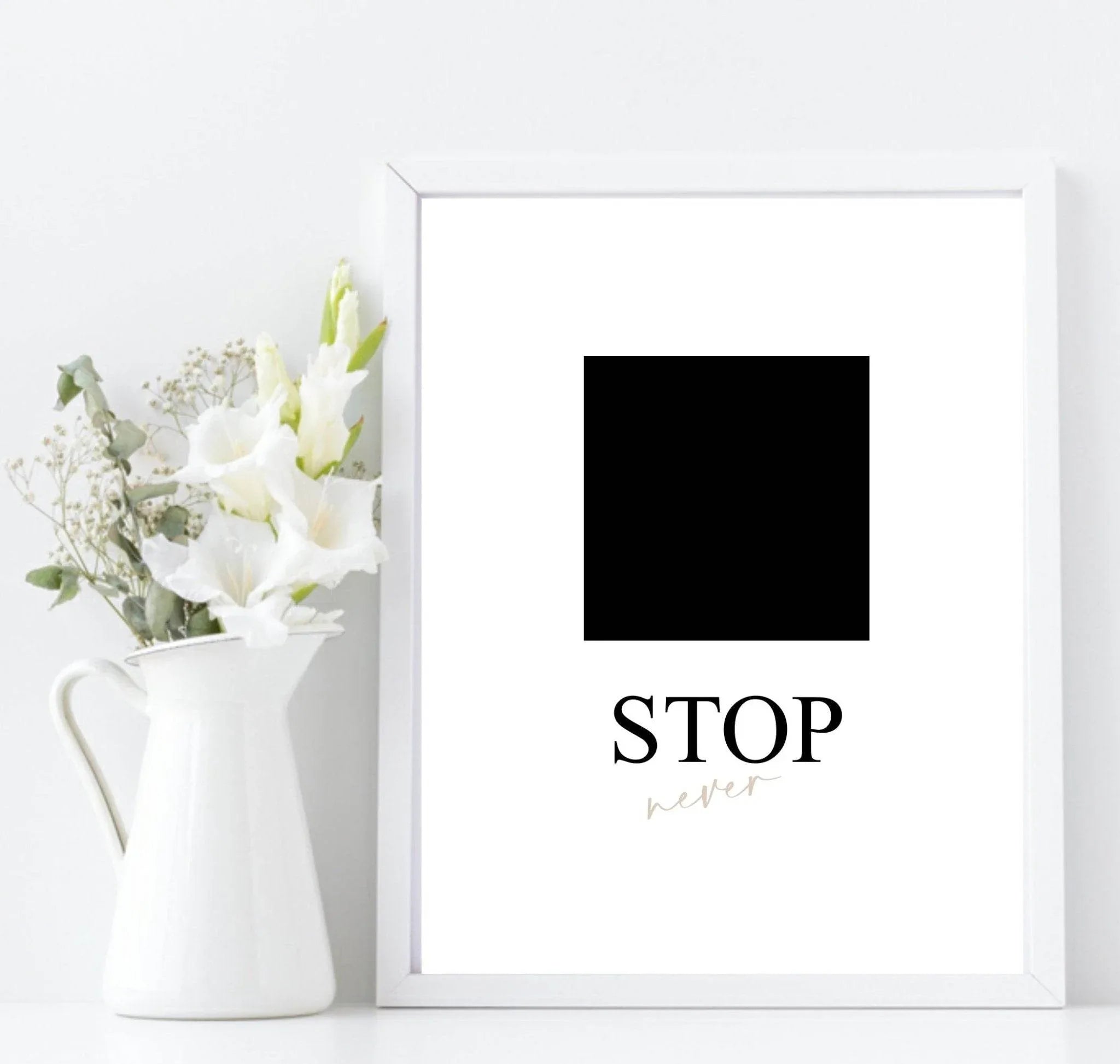 Modern Play Often, Pause Rarely, Stop Never Prints Set of 3 | Abstract Wall Art - Larosier Prints