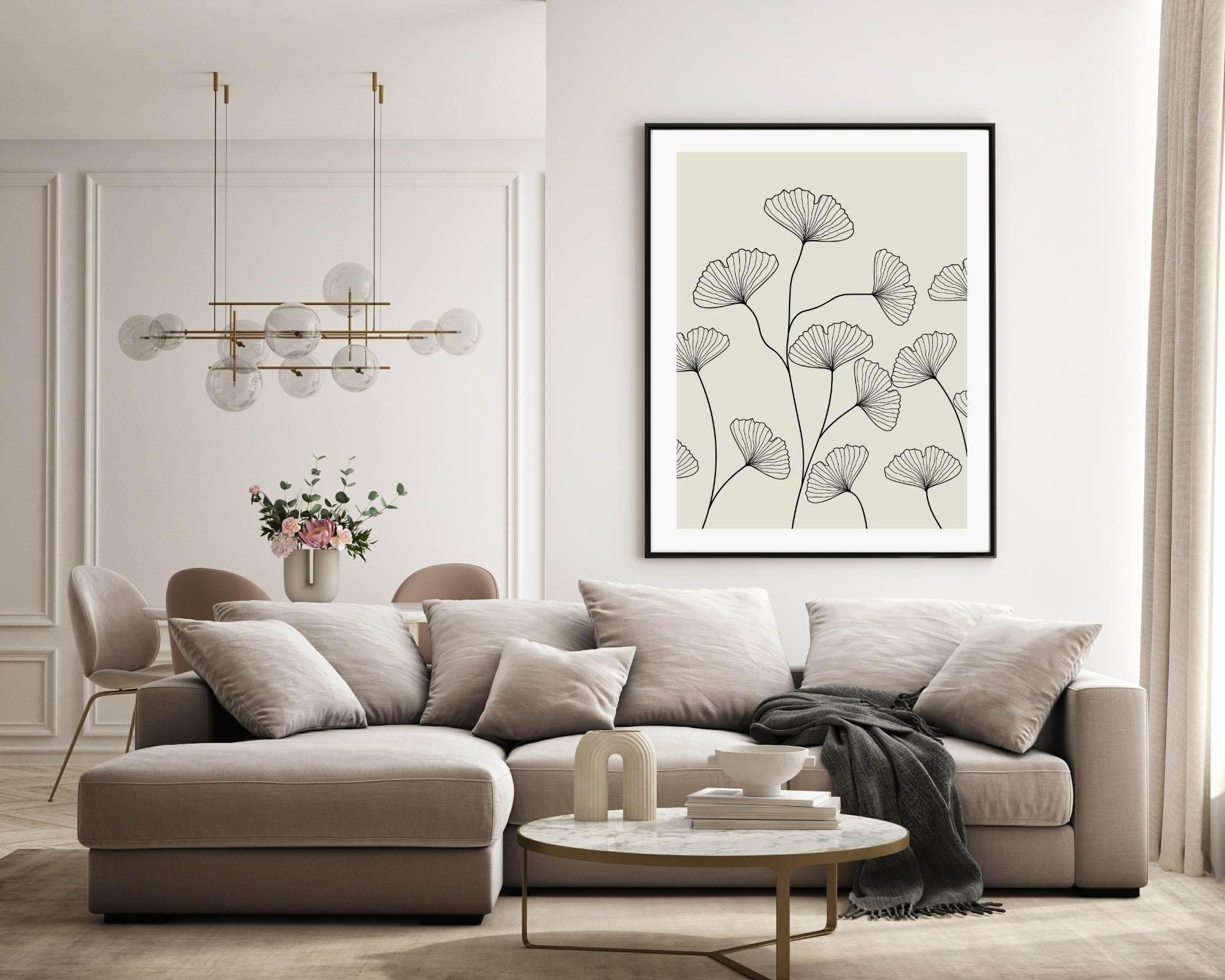 Monochrome Abstract Collection of 4 Prints | Rose Eyes , Woman , Line Floral , Black Sun Wall Art - Larosier Prints
