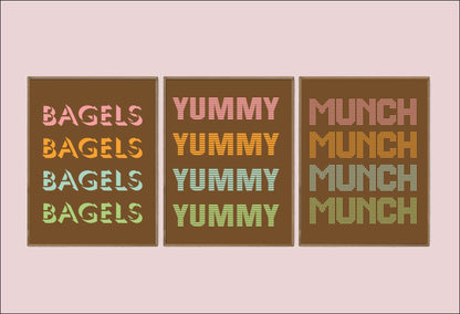 Munch Munch Munch Print | Kitchen Wall Art