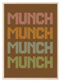 Munch Munch Munch Print | Kitchen Wall Art - Larosier Prints