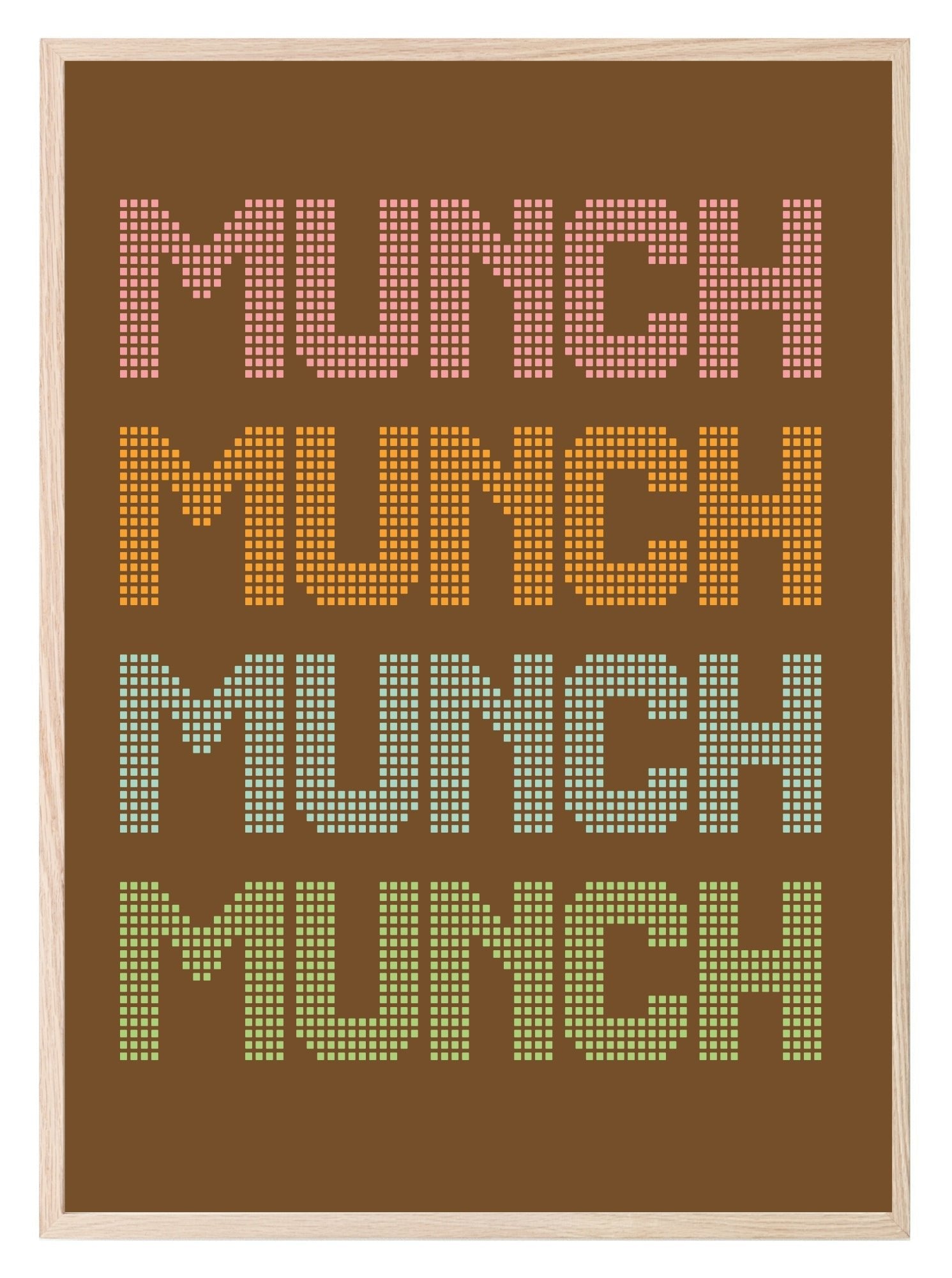 Munch Munch Munch Print | Kitchen Wall Art