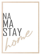 Na Ma Stay Home Print | Cosy House Wall Art | Customisable - Larosier Prints