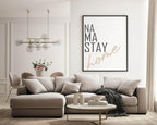 Na Ma Stay Home Print | Cosy House Wall Art | Customisable - Larosier Prints