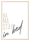 Na Ma Stay In Bed Print | Bedroom Wall Art | Customisable - Larosier Prints