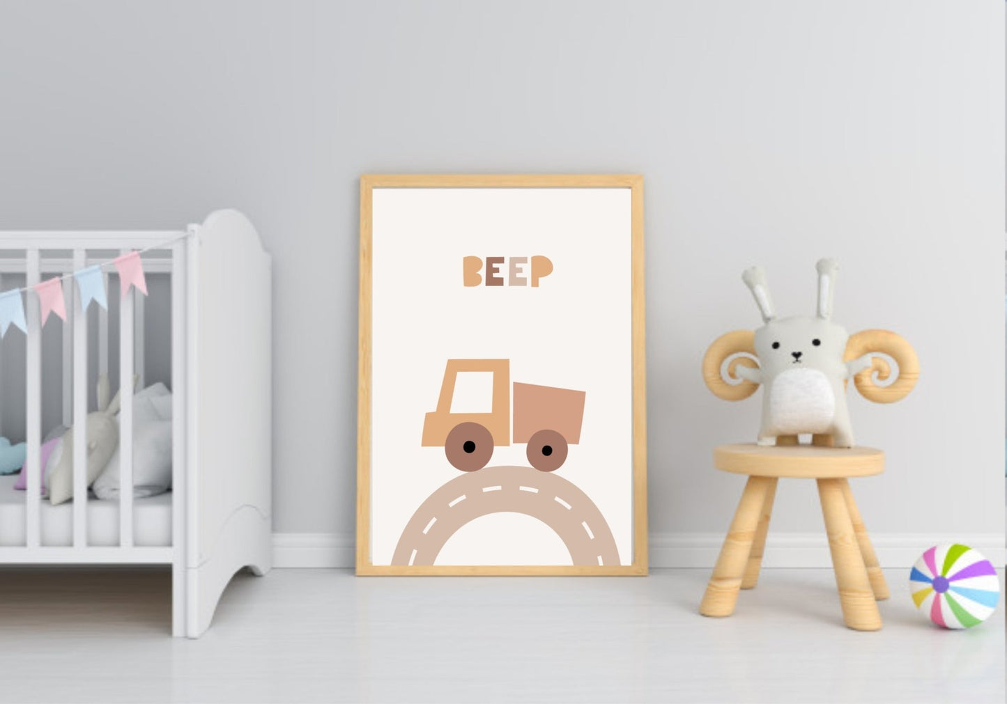 Neutral Nursery Collection Prints | Vol.2 Beep