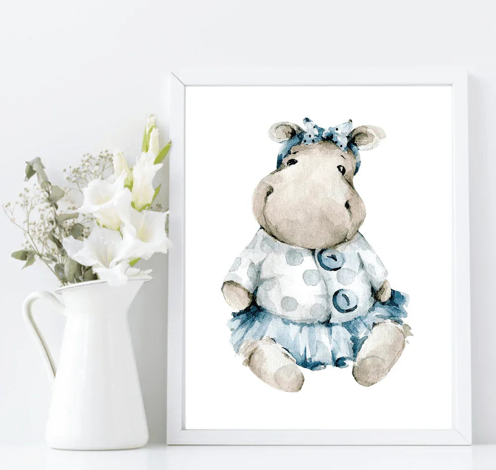 Oh Baby Animal Friends Prints Collection | Kids Wall Art | Vol.1 - Larosier Prints