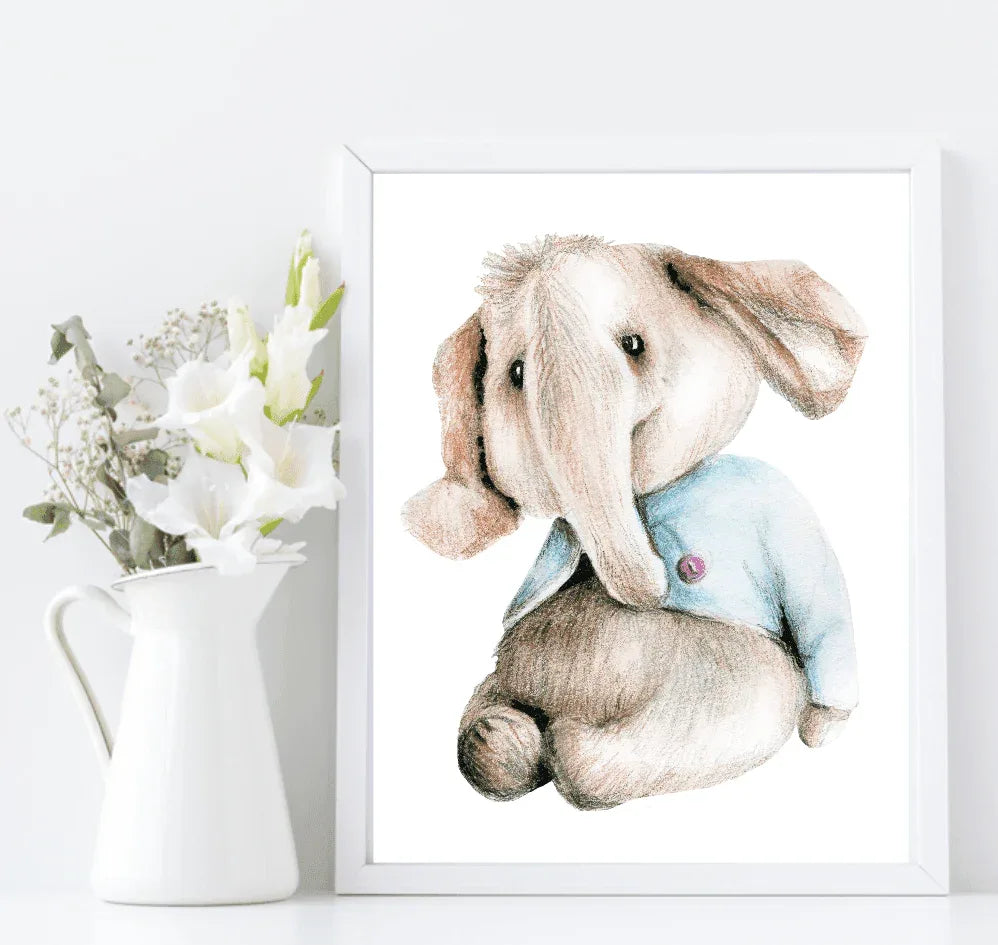 Oh Baby Animal Friends Prints Collection | Kids Wall Art | Vol.1 - Larosier Prints