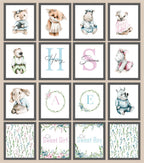 Oh Baby Animal Friends Prints Collection | Kids Wall Art | Vol.1 - Larosier Prints