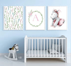 Oh Baby Animal Friends Prints Collection | Kids Wall Art | Vol.1 - Larosier Prints