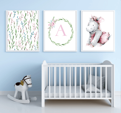 Oh Baby Animal Friends Prints Collection | Kids Wall Art | Vol.1