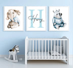 Oh Baby Animal Friends Prints Collection | Kids Wall Art | Vol.2 - Larosier Prints