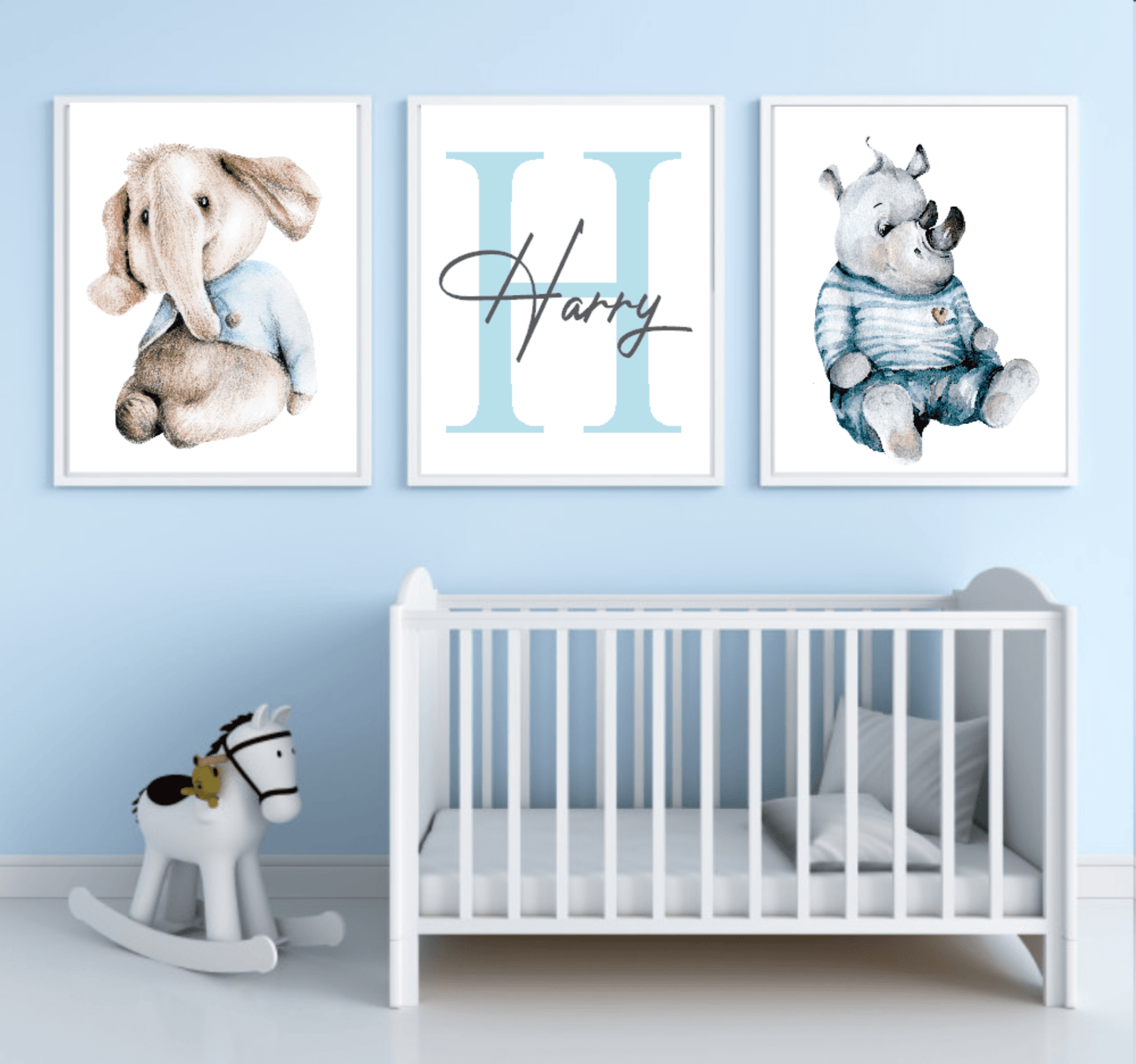 Oh Baby Animal Friends Prints Collection | Kids Wall Art | Vol.2