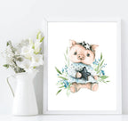 Oh Baby Animal Friends Prints Collection | Kids Wall Art | Vol.2 - Larosier Prints