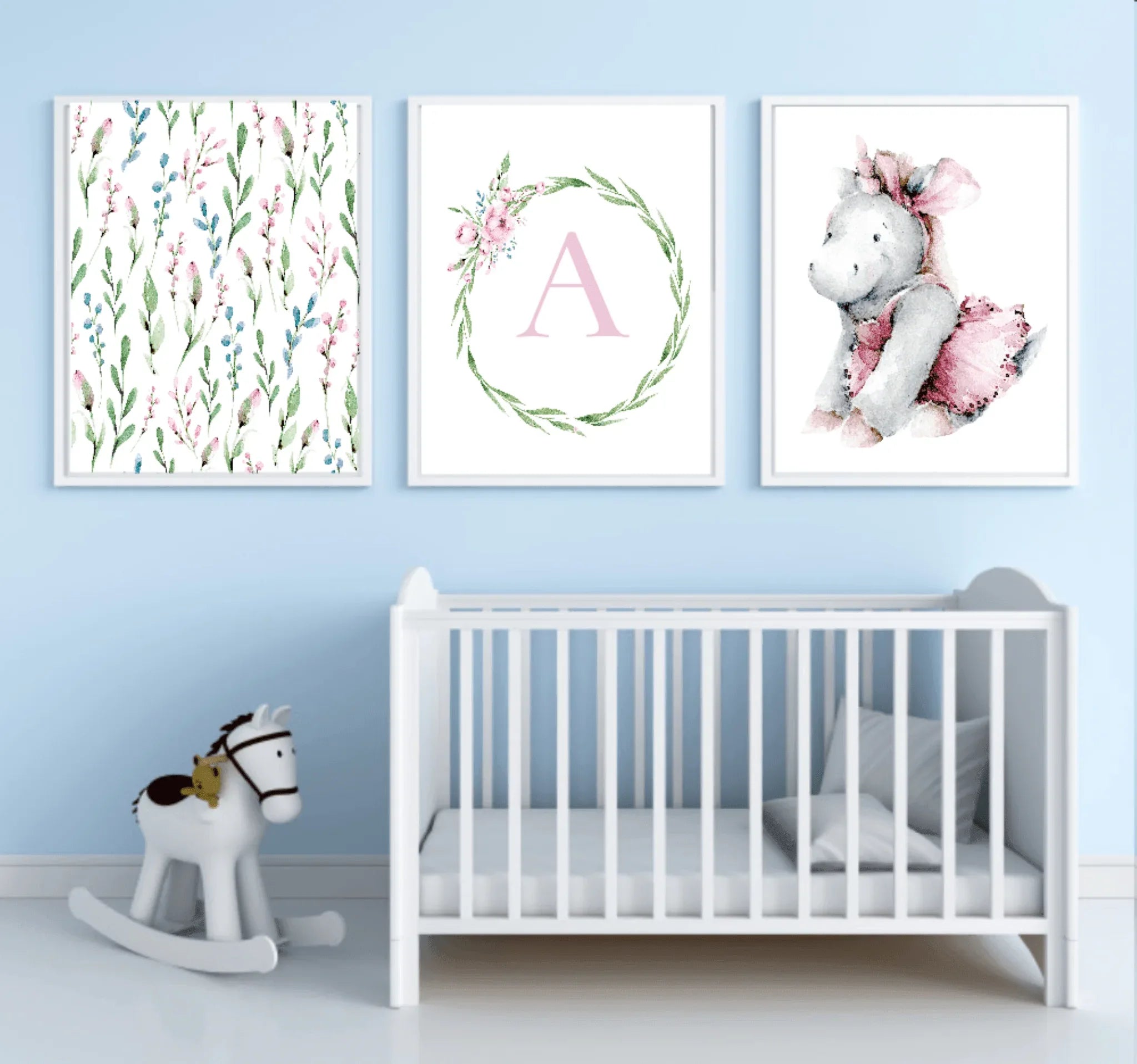 Oh Baby Animal Friends Prints Collection | Kids Wall Art | Vol.2 - Larosier Prints