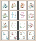 Oh Baby Animal Friends Prints Collection | Kids Wall Art | Vol.2 - Larosier Prints