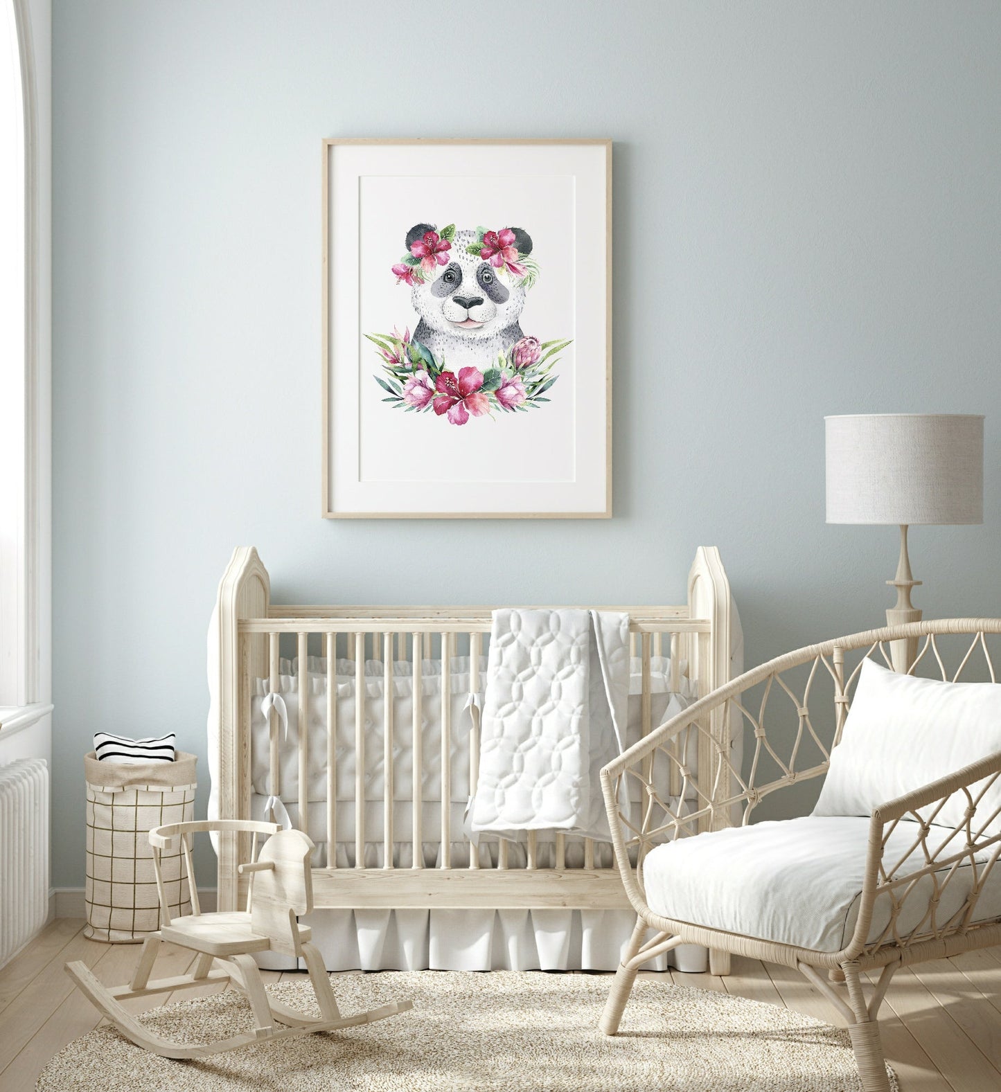 Penelope The Panda Prints Collection | Watercolour Kids Wall Art Penelope 1