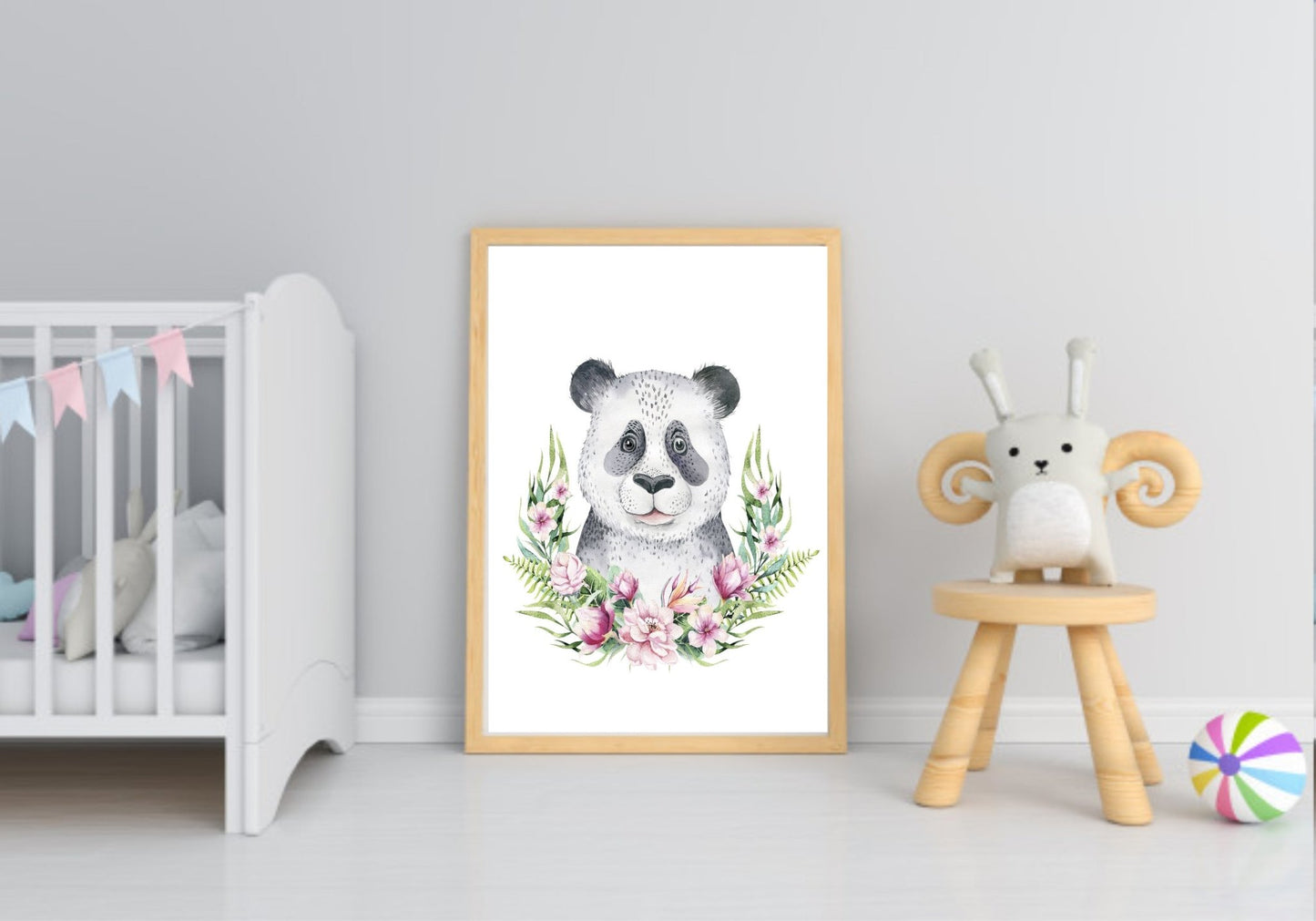 Penelope The Panda Prints Collection | Watercolour Kids Wall Art Penelope 4