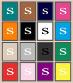 Personalised Brights Initial And Colour Print | Wall Art Decor - Larosier Prints