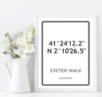 Personalised Coordinates Print | New Home Wall Art - Larosier Prints