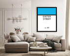 Personalised Monopoly Street Name And Number | Wall Art Board Game Prints | Various Colours Available - Larosier Prints