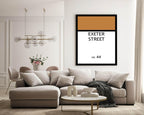 Personalised Monopoly Street Name And Number | Wall Art Board Game Prints | Various Colours Available - Larosier Prints