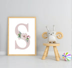 Personalised Set Of 3 Floral Leopard Prints | Unique Wall Art - Larosier Prints