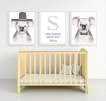 Personalised Set Of 3 Watercolour Animal Prints | Kiki The Koala All Dressed Up | Nursery Wall Art - Larosier Prints