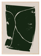 Set of 3 Beige & Green Abstract | Modern Art - Larosier Prints