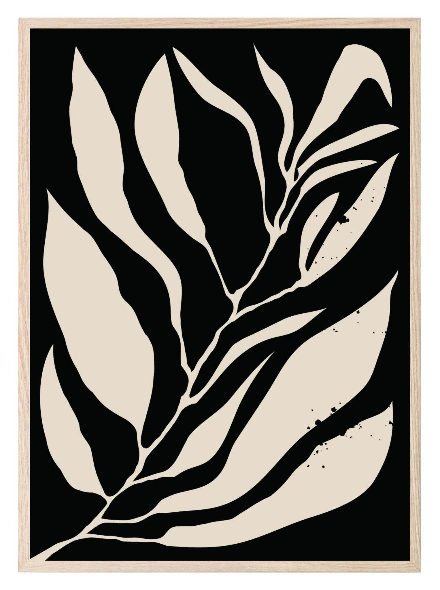 Set of 3 Green & Black Abstract | Modern Wall Art - Larosier Prints