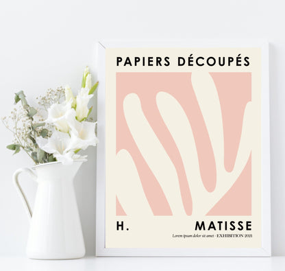 Set Of 3 Matisse Papiers Decoupes Prints | Abstract Modern Wall Art