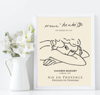 Set Of 3 Matisse Abstract Prints | Aix En Provence Wall Art - Larosier Prints