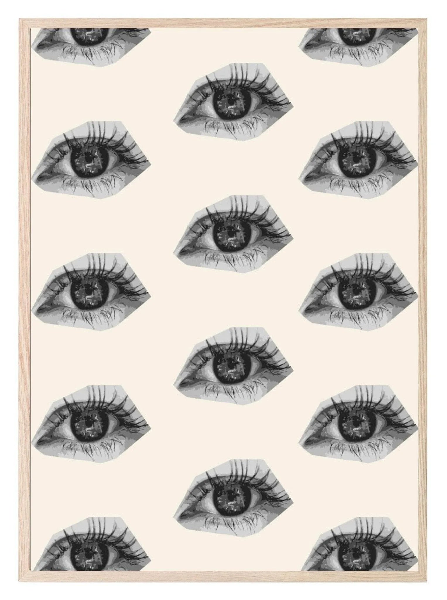 Set of 3 Spiritual Hand, Eye & Moon / Sun Print | Celestial Palm - Larosier Prints
