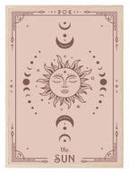 Set Of 3 Tarot Card Moon, Sun & Star | Celestial Wall Art - Larosier Prints