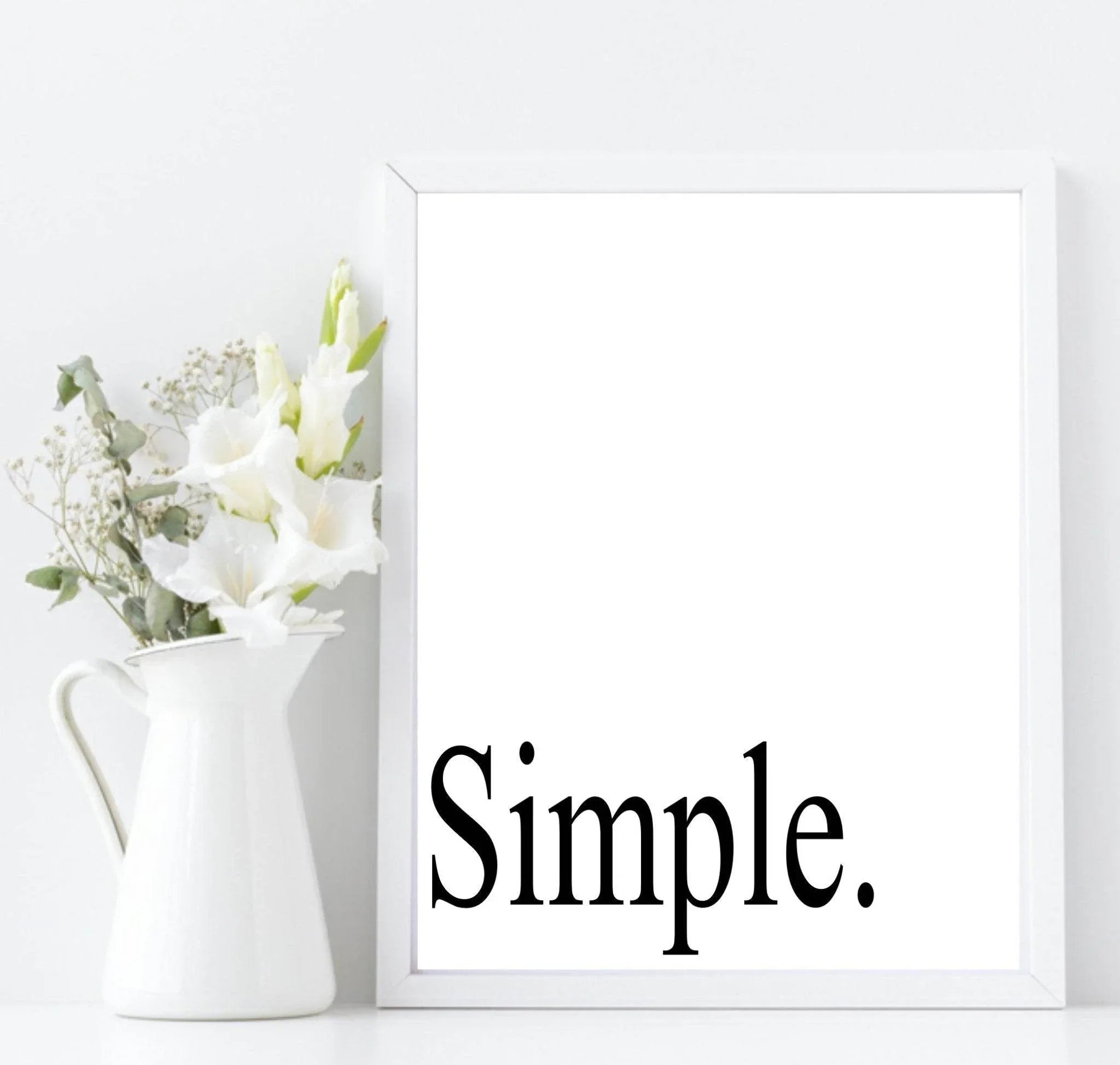 Simple Print | Minimal Wall Art - Larosier Prints