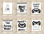 Stay In Control Print | Teenage Gamer Print | Gaming Wall Art - Larosier Prints