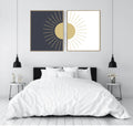 Set of 2 Sunshine Print | Over The Bed Wall Art - Larosier Prints