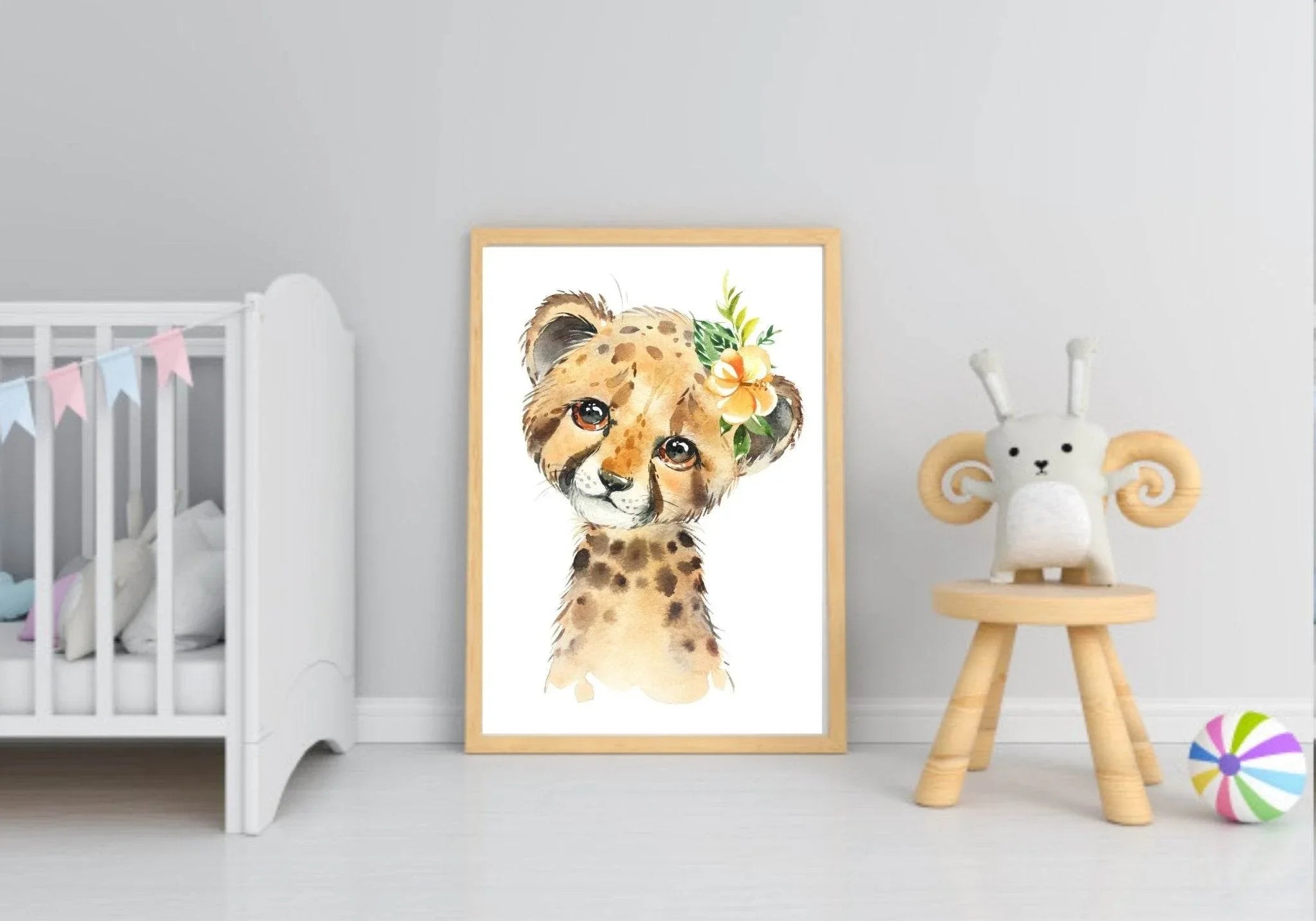 Collection Of Personalised Sweet Animals Prints | Kids Wall Art - Larosier Prints