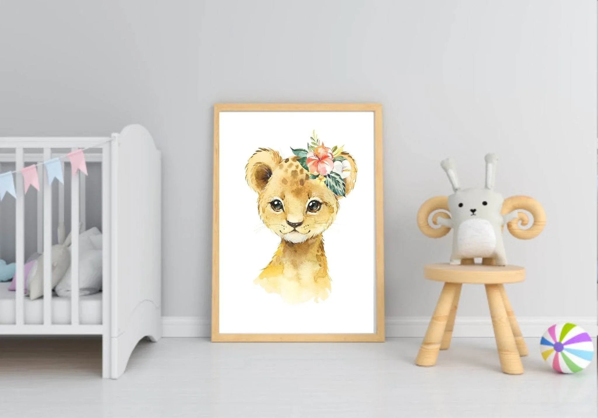 Collection Of Personalised Sweet Animals Prints | Kids Wall Art - Larosier Prints