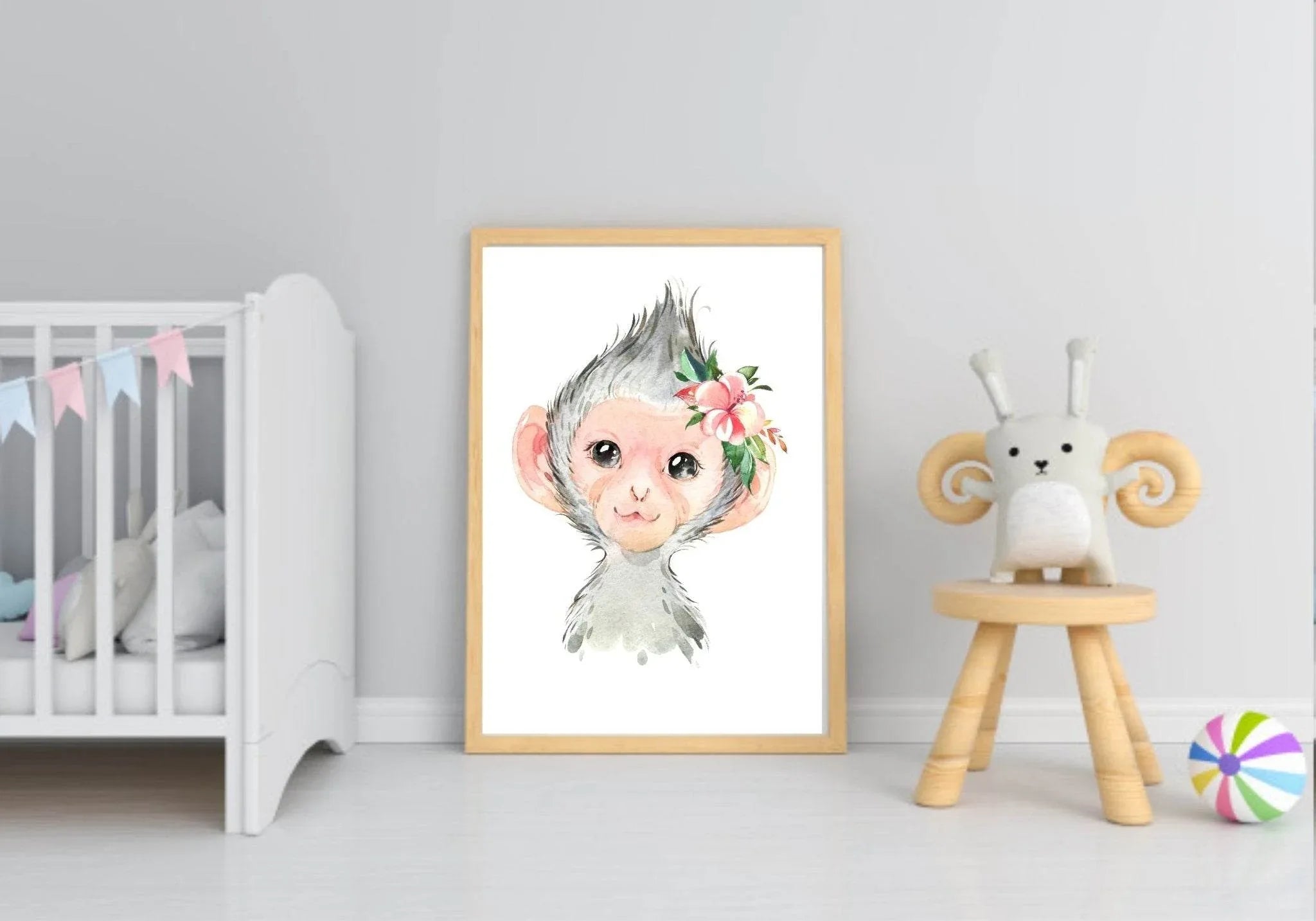 Collection Of Personalised Sweet Animals Prints | Kids Wall Art - Larosier Prints